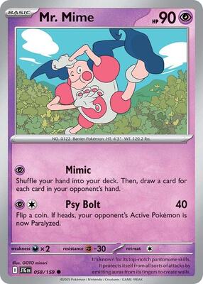 Mr. Mime [Reverse Holofoil]
