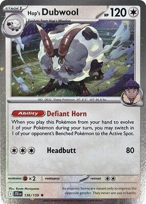 Hop's Dubwool (Cosmos Holo) [Holofoil]