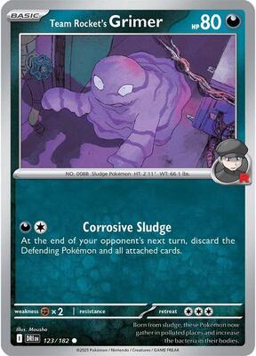 Team Rocket's Grimer [Reverse Holofoil]