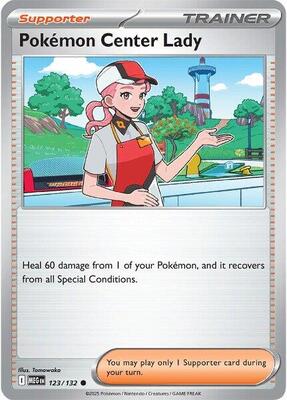 Pokemon Center Lady [Reverse Holofoil]